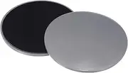 uxcell Core Sliders for Working Out 6.9", 2 Packs Dual Sided Exercise Sliders Fitness Workout Discs Strength Slides Gliding Discs for Gym Carpet Hardwood Floor, Grey