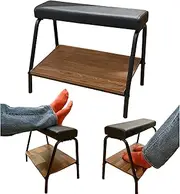 Double Step Footrest Under Desk Versatile Foot Stool Ottoman for Comfortable Desk Work Office Life