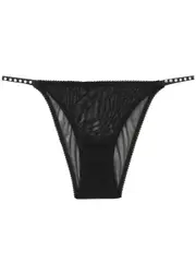 Love Stories Clio Crystal-embellished Tulle Briefs - Black M (UK 12 / M)