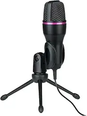 Streaming USB Microphone,USB Microphone for Streaming | Plug-and-Play Design Electronic Equipment Accessory for Remote Video Conferencing Singing Game