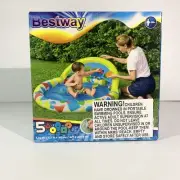 BESTWAY SPLASH AND LEARN KIDDIES POOL 4+MONTHS 47" x 46" x 18" NEW BNIB