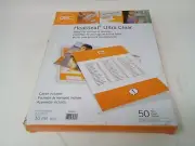 GBC Ultra Clear Thermal Laminating Pouches Letter Size 10 mil 50 Pack -