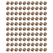 M3 x 3mm Female Thread Brass Knurled Threaded Insert Embedment Nuts 100PCS
