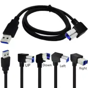 Flexible USB3.0 Cable,USB3.0 A to B Cable for Printer Docking Station