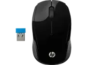 HP 200 2.4GHz USB-A Wireless Mouse Win 7/8/10/11/Mac/Chrome OS, Black