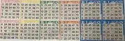 SmallToys Bingo Paper Game Cards - 4 Cards - 5 Sheets - 125 Books - 8 Inch Square Size Disposable Sheet - Made in USA