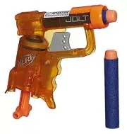 Nerf Elite Jolt Dart Blaster Mini Orange Sonic N-Strike Kids Toy Gun