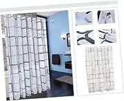 Long-Lasting Waterproof Shower Curtain 180x180cm Vibrant Cartoon Designs Easy Install Hooks