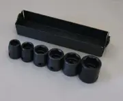 Grey Pneumatic USA 6 pc, 3/8" Drive, 6 pt, Impact Socket Set, 3/8 - 11/16, SM270
