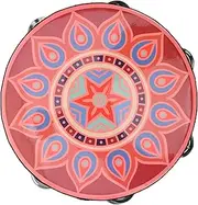 OFFSCH Hand-shaking Tambourine for Adults Boys and Girls Musical Instrument Hand Held Drum Rhythm Instrument