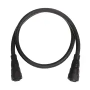 Black AC Cable for Waterproof Grid Tie Inverter 2M M25 Reliable Connection