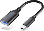 Adapter USB C to USB 3.0, OTG Type C to USB C Cable, USB C Adapter, OTG Cable, Compatible with iPhone 16/15 Pro Max, iPad Pro, MacBook Pro, Samsung Galaxy, Google Pixel, Huawei P50
