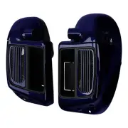 Lower Vented Fairing Fit For Harley Touring 2014-2023 Zephyr Blue/Black Sunglo