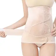 [JDXQBLD] Postpartum Belly Wrap 3 In 1 Section Recovery Support Belt Abdominal Binder Postnatal Girdle Body Wrap Pelvic Waist Back Pain Relief Gives Pelvis The R