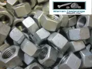 3/4-10 & 7/8-9 Hex Nuts Hot Dipped Galvanized 50 Pieces Each