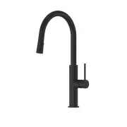 Greens Maci Pull Down Sink Mixer-Matte Black-212025427