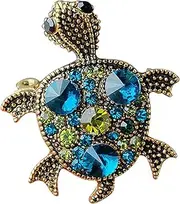 [Generic] Brooch Turtle - Animal Lapel Pins,Womens Animal Pin Brooch, Decorative Jewelry Brooch, Rhinestone Enamel Pin for Bag