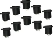 Totority 2sets Stage Box Socket Audio Bracket Sound Box Socket Speaker Hanger Holder Made of Stainless Steel 10pcs*2