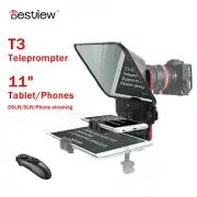 Bestview T3 Teleprompter For SmartPhone Tablet DSLR Interview Cold shoe +Remote