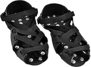 [Generic] Crampons for Hiking Boots | 32-Spikes Crampons Ice Cleats Traction Snow Grips | Hiking Spikes Winter for Boots and Shoes, for Men, Women, and Youth