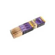 On-Stage Hickory Drum Sticks (2B, Wood Tip, 12pr) (HW2B) | MaxStrata®