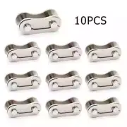 10 Pcs Portable Bicycle Chain Master Link Joint Connector 1-3 Speed Quick Clip