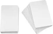 150 Pcs White Card, Blank Cards, A7 Blank Playing Business Cards to Write on for Learning, Study, Memory, Note, Gift Tags, Board, Study Guides, DIY Projects(88 X 54mm)