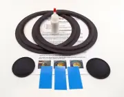Bose 501 10" Woofer Refoam Kit - Speaker Foam Repair w/ Shims & Dust Caps!