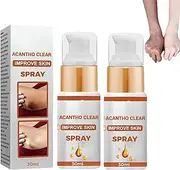 2Pcs Acantho Clear Therapy Spray,Acanthosis Nigricans Therapy Oil,Dark Spots Corrector Oil for Black Skin,Lighten Body Dark Skin