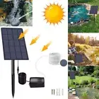 Solar Powered Air Pump Oxygen Oxygenator Aerator Outdoor Pond Fish Tank Pump AU