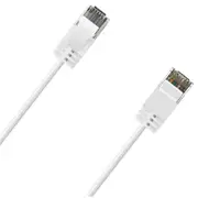 Cruxtec Cat6A Ultra Slim Ethernet Cable - 15m- White [RF6A-150-WH]
