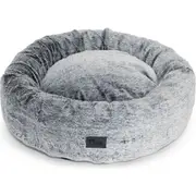 Superior Pet Goods 80cm Harley Artic Faux Fur Pet Dog Round Nesting/Sleep Bed L