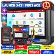 2025 LAUNCH X431 PRO3 ACE Pro3S+ Car Diagnostic Scanner Bidirectional Key Coding