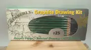 NEW General's Kimberly #25 Graphite Drawing Pencil Kit • 10 Degrees/Shades
