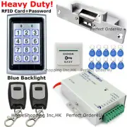 RFID Card+Password Door Access Control Kit+Fail-Safe Strike Lock+Doorbell+Remote