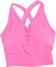 [rockible] Women Sports Bra Yoga Bra Tank Top Padded for Running Daily Wear Cycling Walking