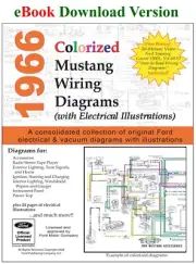 1966 Colorized Ford Mustang Wiring Diagrams (eBook Download)
