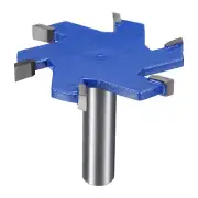 T Slot Cutter Rabbet Router Bit 1/2" Shank 2-9/16" x 15/64" 6 Wing Carbide