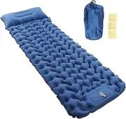Baxnore 210T Camping Sleeping Pad, Inflatable Camping Mat, Camping Sleeping Mat, Portable Camping Mat, Outdoor Inflatable Mattress for Camping