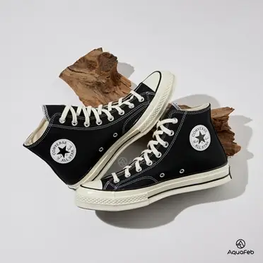 Converse Chuck Taylor ALL STAR高筒黑色帆布鞋(中性)162050C