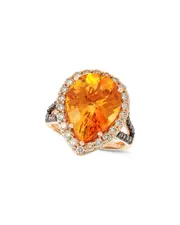 Le Vian 14K Strawberry Gold 7.53 ct. tw. Diamond & Citrine Ring