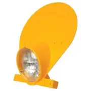 Preston Petty LED Motorbike Headlight Number Plate - Yellow