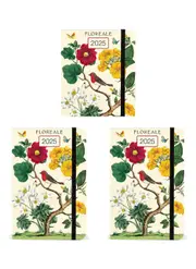 3x Cavallini 2025 Weekly Planner Note School/Office Stationery 10x15cm Floreale
