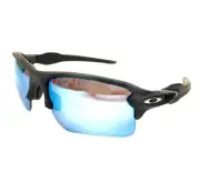 Oakley Sunglasses Flak 2.0 XL OO9188-G359 Matte Black Camo with Prizm Deep Water