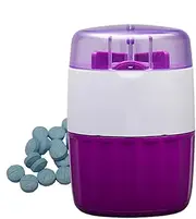 Pill Splitter for Accurately Dividing,Stainless Steel Cutter Pill Cutter - Pill Crushers Portable Hygienic and Healthy Efficient Medication Management