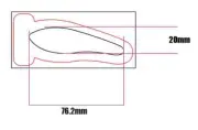 3” Fishing Lure Stencils - Various Patterns