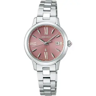 SEIKO 精工 LUKIA 日本主打款 太陽能電波女錶 (SSVW219J/1B32-0AY0P)