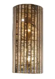 Bangkok Mercury Glass Cylinder Wall Light