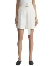 Lafayette 148 New York DeGraw Silk & Linen-Blend Short