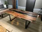 Black River Epoxy Resin Dining Table Epoxy Resin Dining Table/Handmade Furniture